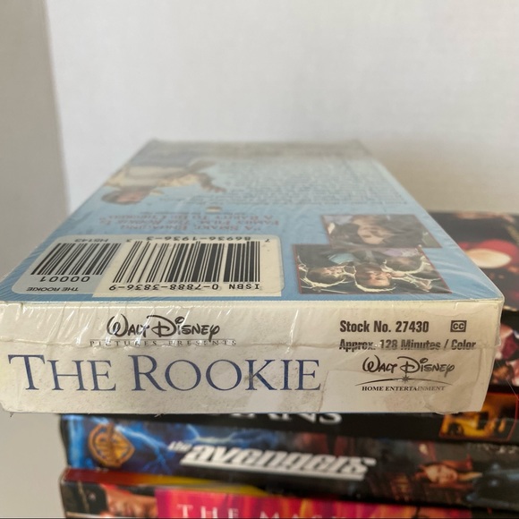 2 Disney Sports Classics “The Rookie”, NEW pristine, Sealed, 'The Titan', VHS - Picture 4 of 4